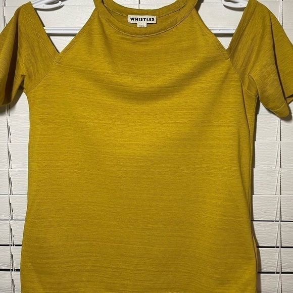 𝅺WHISTLES COLD SHOULDER TOP SIZE US 4 - Picture 5 of 10